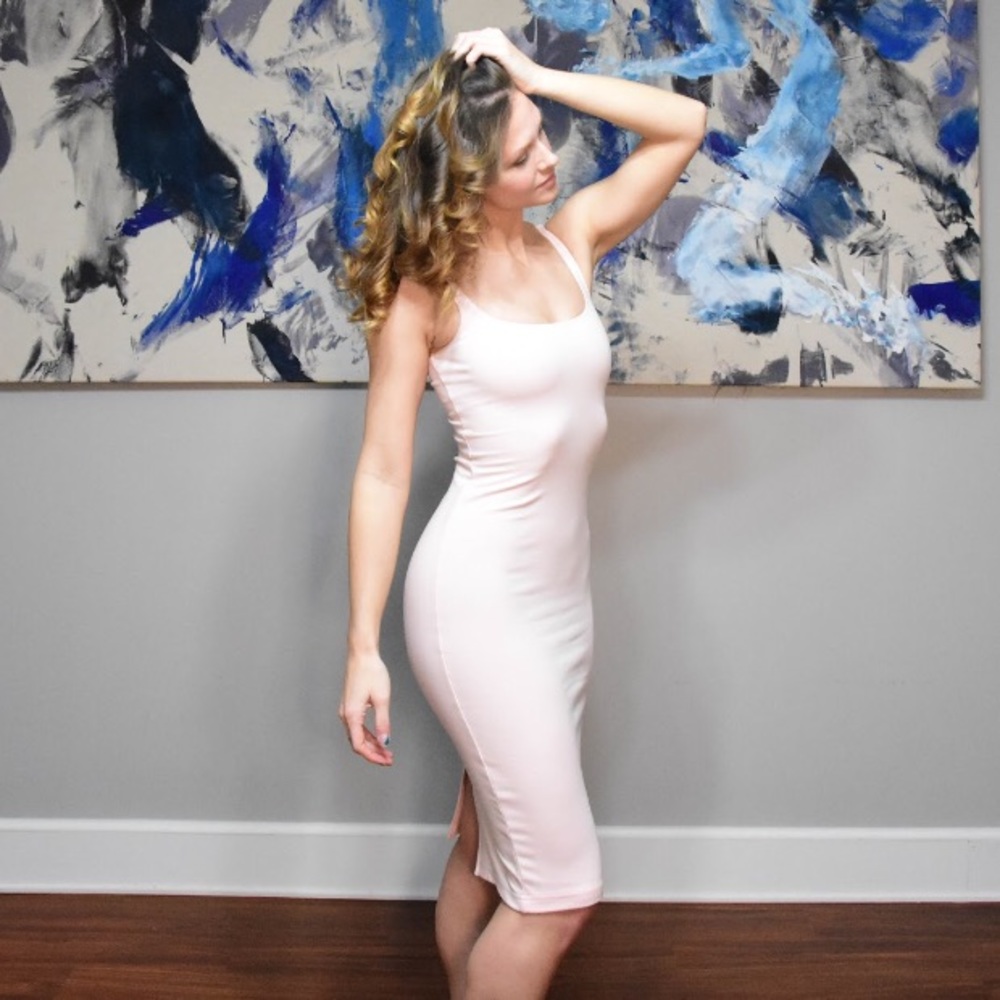Foxy Ballet Pink Sheath Dress